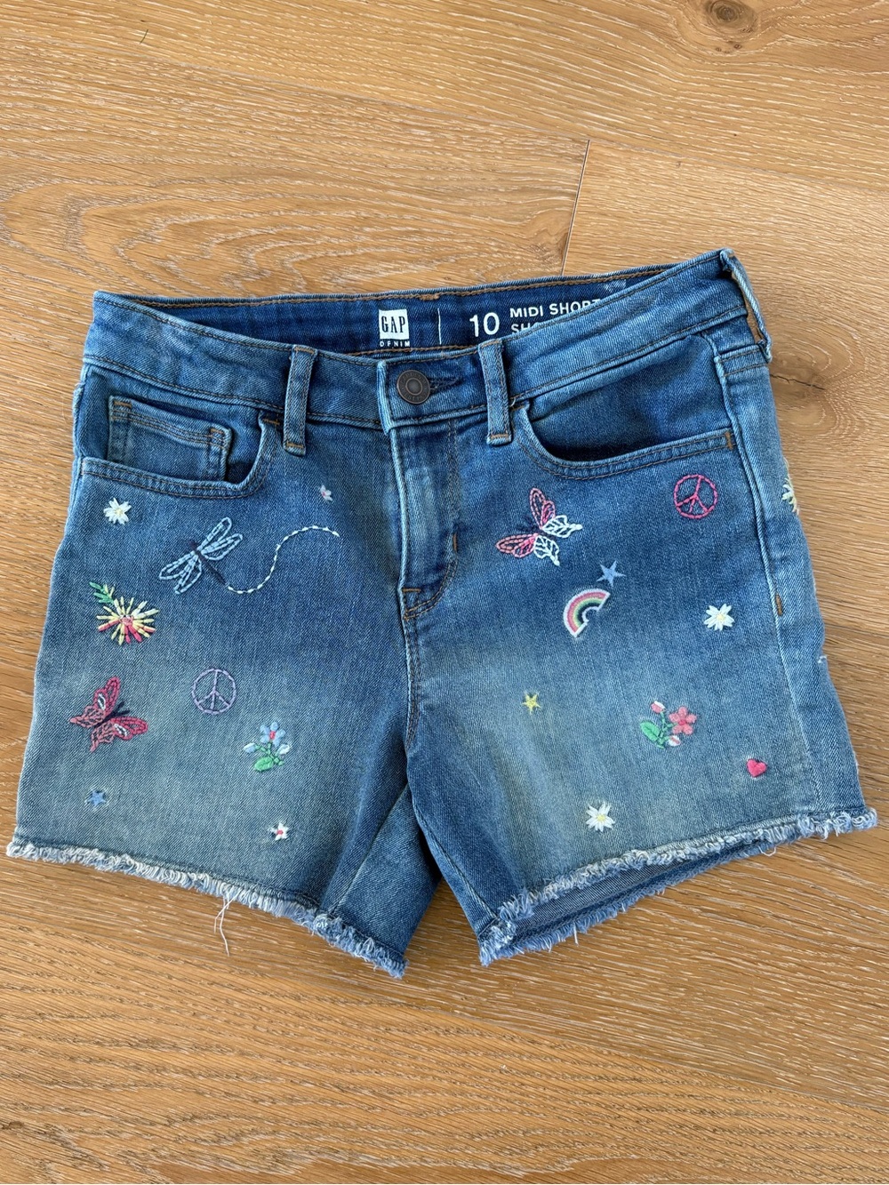 GAP girls denim shorts